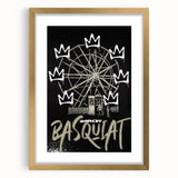 Basquiat-Inspired Pop Art Wall Art – Graffiti Ferris Wheel Canvas