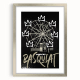 Basquiat-Inspired Pop Art Wall Art – Graffiti Ferris Wheel Canvas