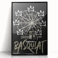 Basquiat-Inspired Pop Art Wall Art – Graffiti Ferris Wheel Canvas