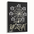 Basquiat-Inspired Pop Art Wall Art – Graffiti Ferris Wheel Canvas