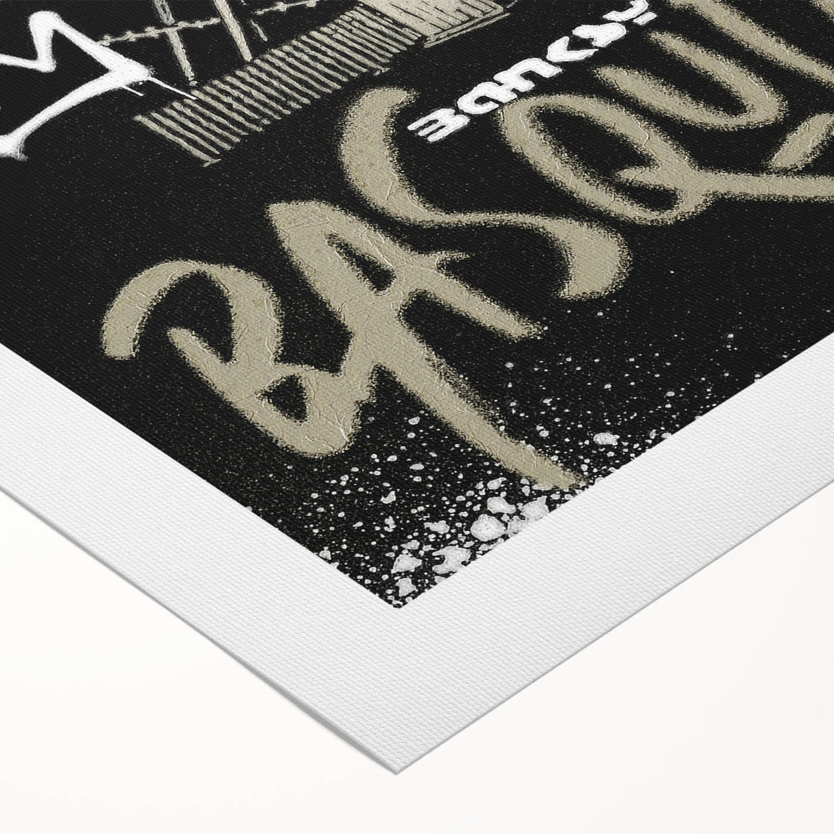 Basquiat-Inspired Pop Art Wall Art – Graffiti Ferris Wheel Canvas