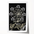 Basquiat-Inspired Pop Art Wall Art – Graffiti Ferris Wheel Canvas