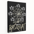 Basquiat-Inspired Pop Art Wall Art – Graffiti Ferris Wheel Canvas