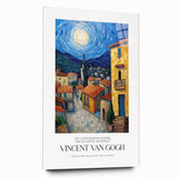 Large abstract wall art on acrylic glass depicting an impressionist style, using vibrant hues.