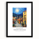 Extra large, textured abstract art print of colorful, impressionist style on framed canvas, ideal for living room decor.