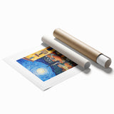 Impressionist floral art by Van Gogh in soft pastel colors.