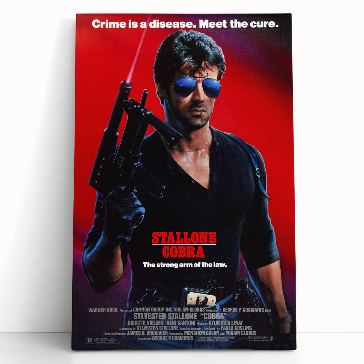 Retro Wall Art - Cobra Vintage Action Movie Poster