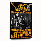 Aerosmith Permanent Vacation Poster – Retro Rock Wall Art