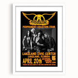 Aerosmith Permanent Vacation Poster – Retro Rock Wall Art