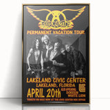 Aerosmith Permanent Vacation Poster – Retro Rock Wall Art