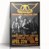 Aerosmith Permanent Vacation Poster – Retro Rock Wall Art