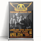 Aerosmith Permanent Vacation Poster – Retro Rock Wall Art