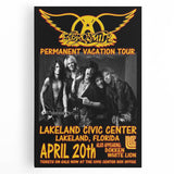 Aerosmith Permanent Vacation Poster – Retro Rock Wall Art