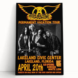 Aerosmith Permanent Vacation Poster – Retro Rock Wall Art