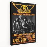 Aerosmith Permanent Vacation Poster – Retro Rock Wall Art