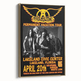 Aerosmith Permanent Vacation Poster – Retro Rock Wall Art