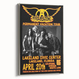 Aerosmith Permanent Vacation Poster – Retro Rock Wall Art