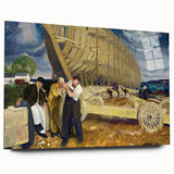 Dynamic Realism Art Print – Builders of Ships by Bellows