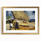 Dynamic Realism Art Print – Builders of Ships by Bellows