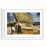 Dynamic Realism Art Print – Builders of Ships by Bellows