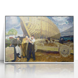 Dynamic Realism Art Print – Builders of Ships by Bellows