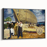Dynamic Realism Art Print – Builders of Ships by Bellows