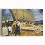 Dynamic Realism Art Print – Builders of Ships by Bellows