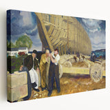 Dynamic Realism Art Print – Builders of Ships by Bellows