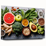 Superfood Harmony - Fresh & Vibrant Kitchen Wall Art