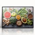 Superfood Harmony - Fresh & Vibrant Kitchen Wall Art