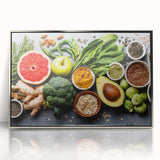 Superfood Harmony - Fresh & Vibrant Kitchen Wall Art