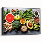 Superfood Harmony - Fresh & Vibrant Kitchen Wall Art