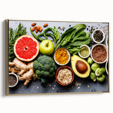 Superfood Harmony - Fresh & Vibrant Kitchen Wall Art