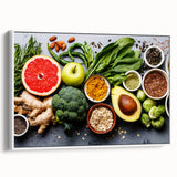 Superfood Harmony - Fresh & Vibrant Kitchen Wall Art