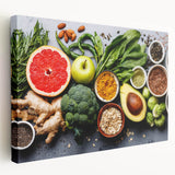 Superfood Harmony - Fresh & Vibrant Kitchen Wall Art