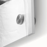 Adorable Cub Bathroom Wall Art - Modern Black and White Decor