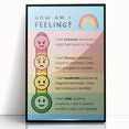 Emotions & Feelings Kids Educational Wall Art – Mood Chart Poster
