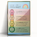 Emotions & Feelings Kids Educational Wall Art – Mood Chart Poster