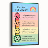 Emotions & Feelings Kids Educational Wall Art – Mood Chart Poster