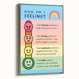 Emotions & Feelings Kids Educational Wall Art – Mood Chart Poster
