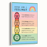 Emotions & Feelings Kids Educational Wall Art – Mood Chart Poster