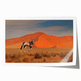Extra large rolled print of a Namibian landscape with muted earth tones, ideal for art wall dining room decor.