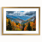 Extra large abstract art print with textured design in gold and black, framed with a mat, suitable for living room decor.