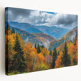Large stretched canvas featuring a vibrant, detailed Asian-Georgia landscape scene, ideal for kitchen wall art.
