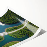 Extra large wall art showcasing line art flowers in muted earth tones on rolled canvas, ideal for large living room decor.