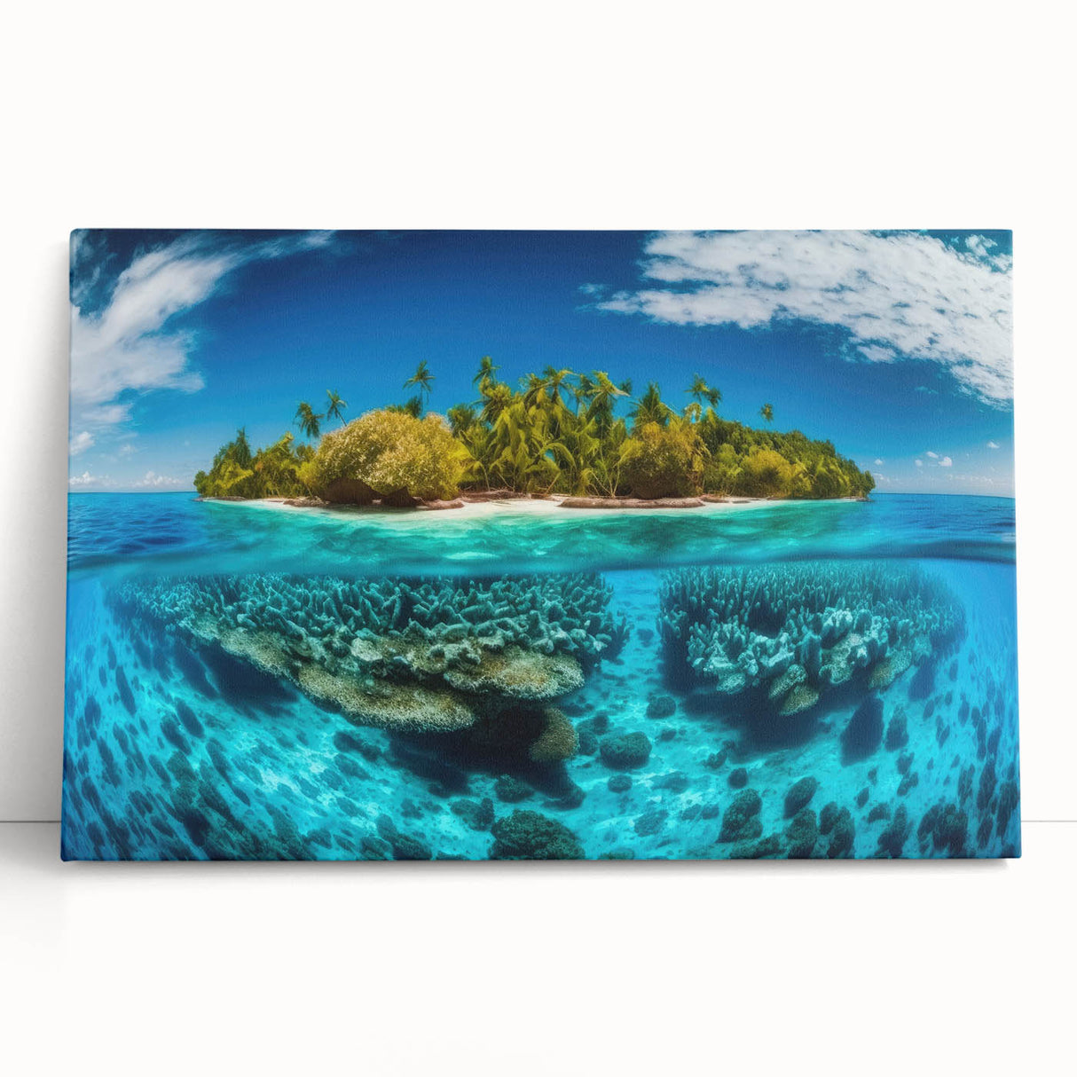 Black and white photo of Malaysian scenery on large stretched canvas, suitable for kitchen or bedroom wall art.