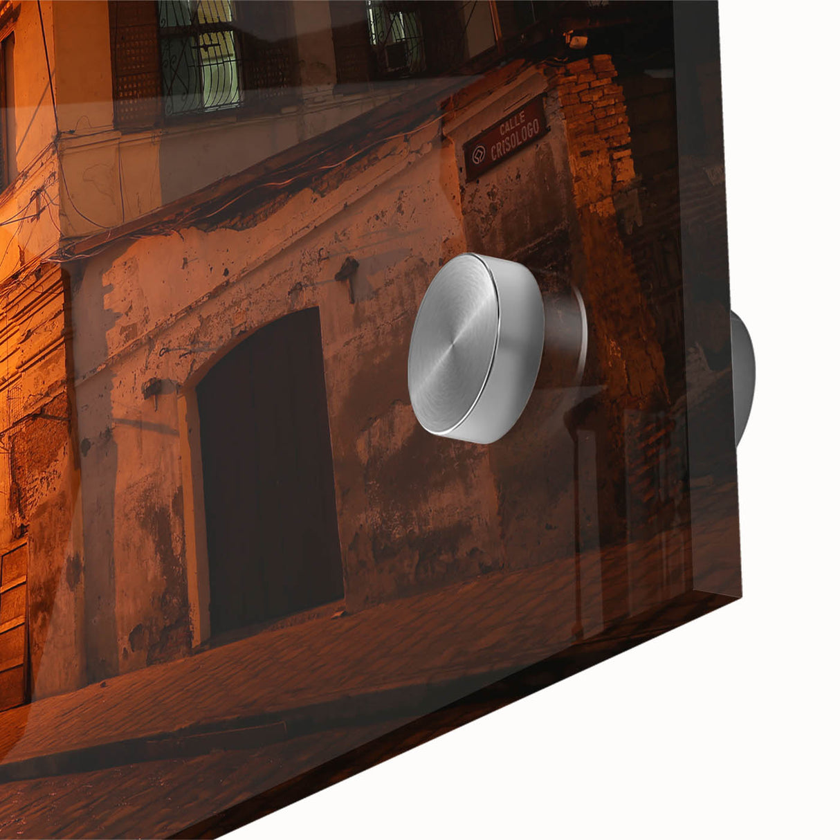 Large abstract wall art of a Philippine landscape in muted earth tones on acrylic glass, ideal for dining room art.