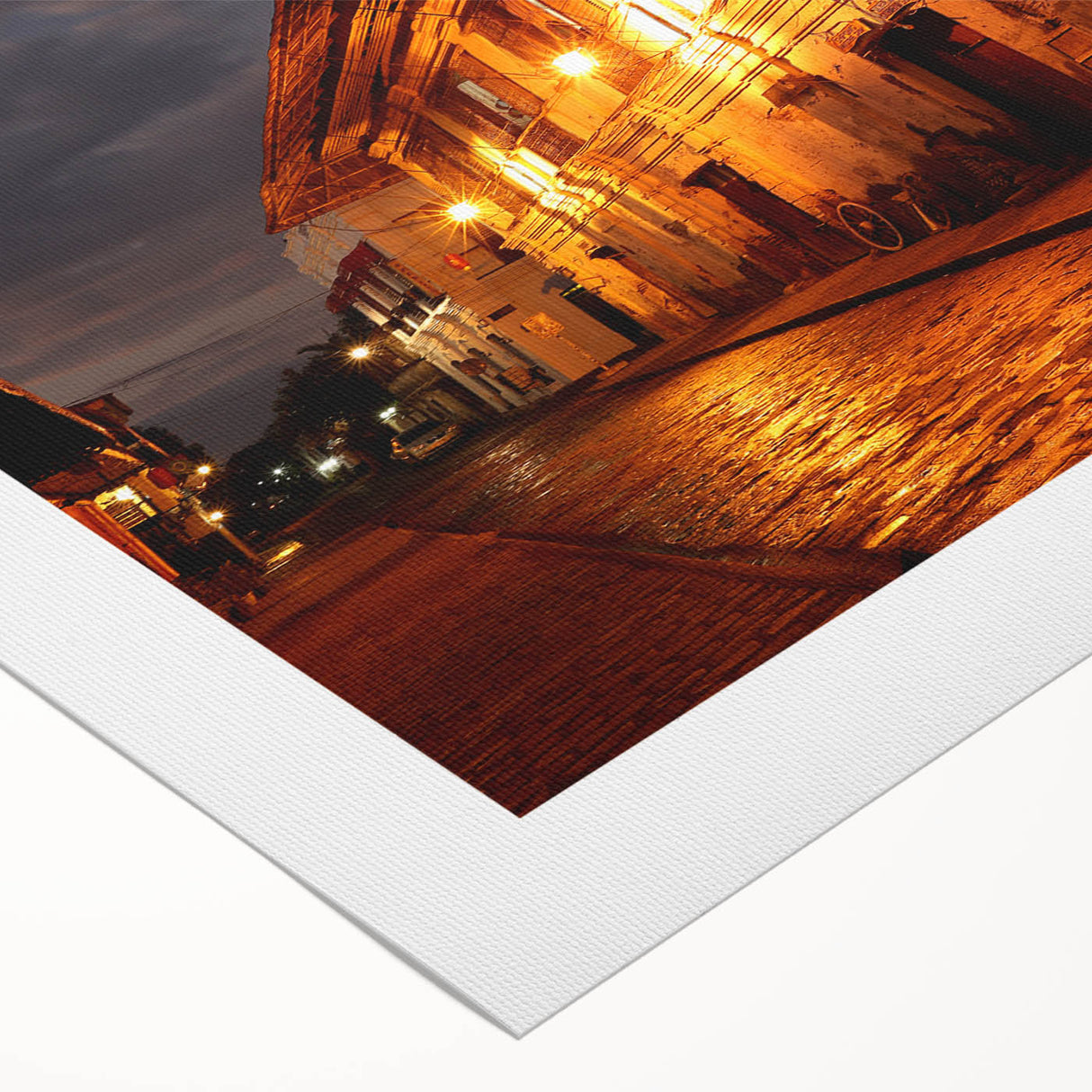 Art deco poster featuring a serene Philippine landscape on rolled canvas, suitable for dining room decor.