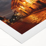 Art deco poster featuring a serene Philippine landscape on rolled canvas, suitable for dining room decor.