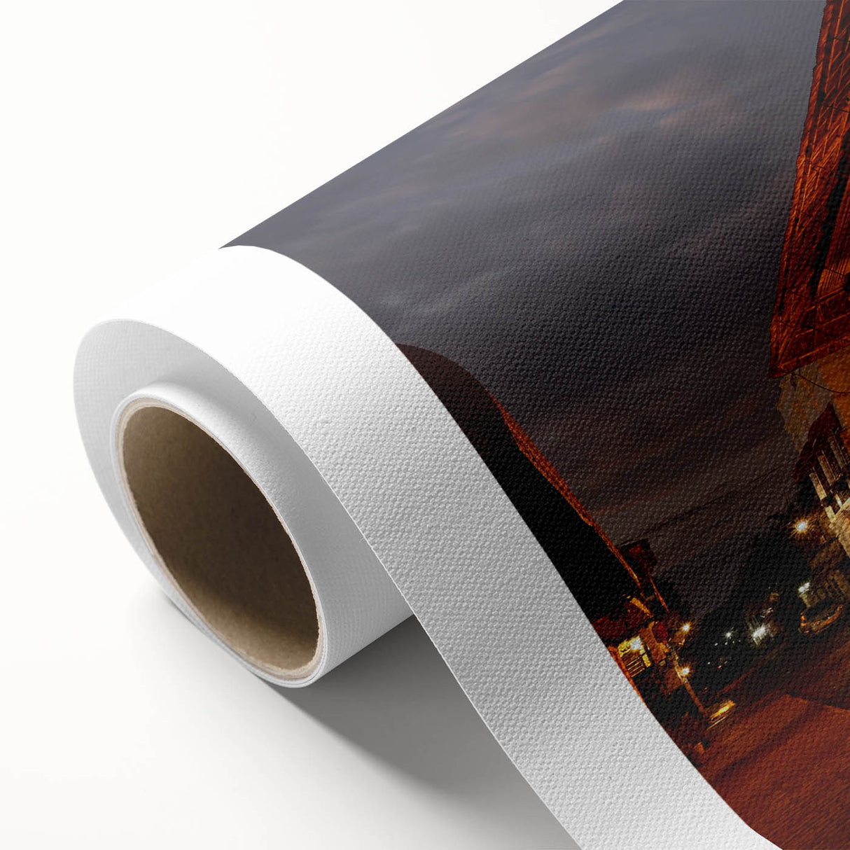 Art Deco poster of a serene Philippine landscape on rolled canvas, ideal for nursery wall art or dining room decor.